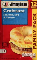 Croissant Sausage, Egg & Cheese Sandwiches