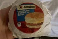 Sausage, Egg & Cheese on a Biscuit
