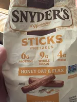 STICKS PRETZELS HONEY OAT & FLAX