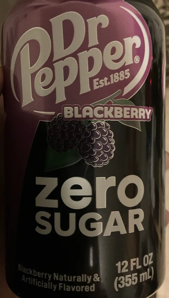 Dr Pepper Blackberry Zero Sugar