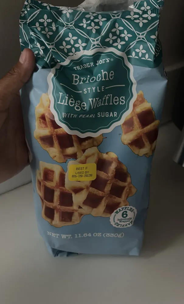 Brioche Style Liège Waffles with Pearl Sugar