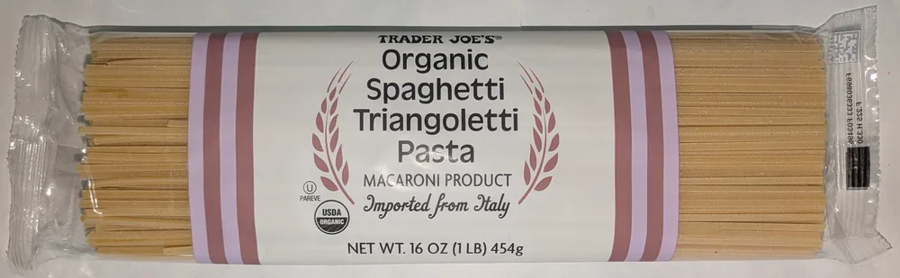 Organic Spaghetti Triangoletti Pasta