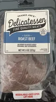 Sliced roast beef