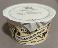 Vanilla & cream yogurt