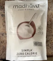 Simpla zero calories allulose sweeterner