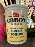 Triple Cream Greek Yogurt Vanilla Bean
