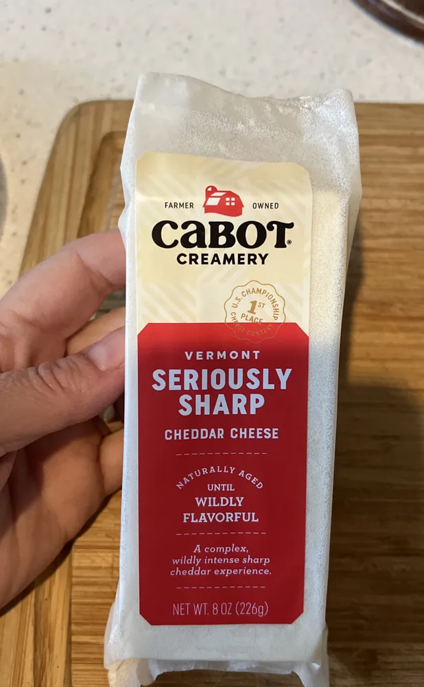 Vermont Seriously Sharp Cheddar Cheese