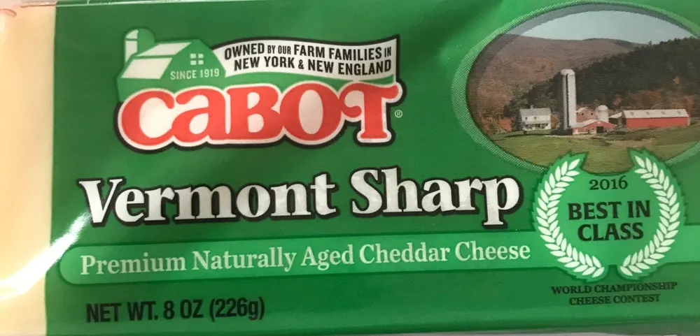Cabot, vermont sharp cheddar