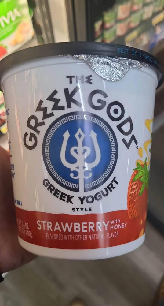 Strawberry with Honey Greek Yogurt