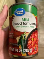 Mild Diced Tomatoes with Green Chilies