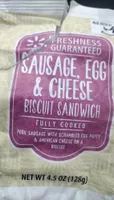 Sausage Egg & Cheese Biscuit Sandwich