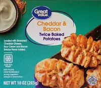 Cheddar and Bacon Twice Baked Potatoes