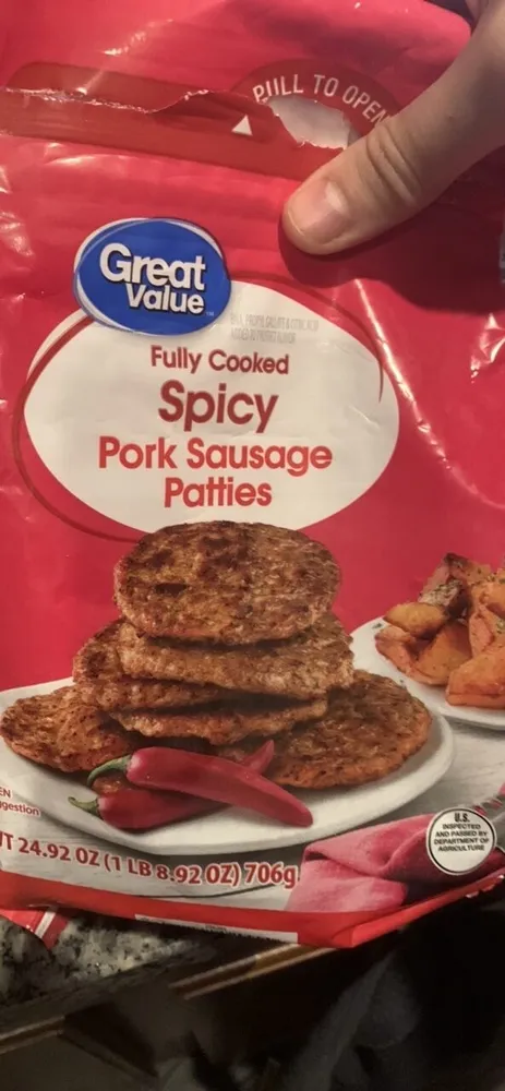 Spicy Pork Sausage Patties
