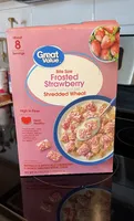 Frosted strawberry shredded wheat