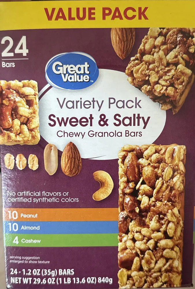 Peanut Sweet & Salty Chewy Granola Bar