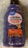Cold Brew Coffee Concentrate French Vanilla