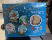 Sparkle snowglobe cookie kit
