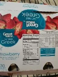 Strawberry Greek Nonfat Yogurt