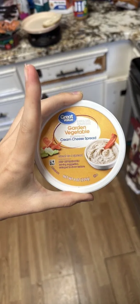 Garden Vegetable Cream Cheese Spread