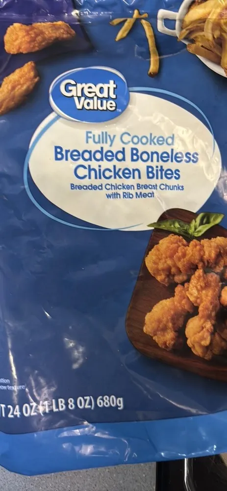 Fully Cooked Breaded Boneless Chicken Bites