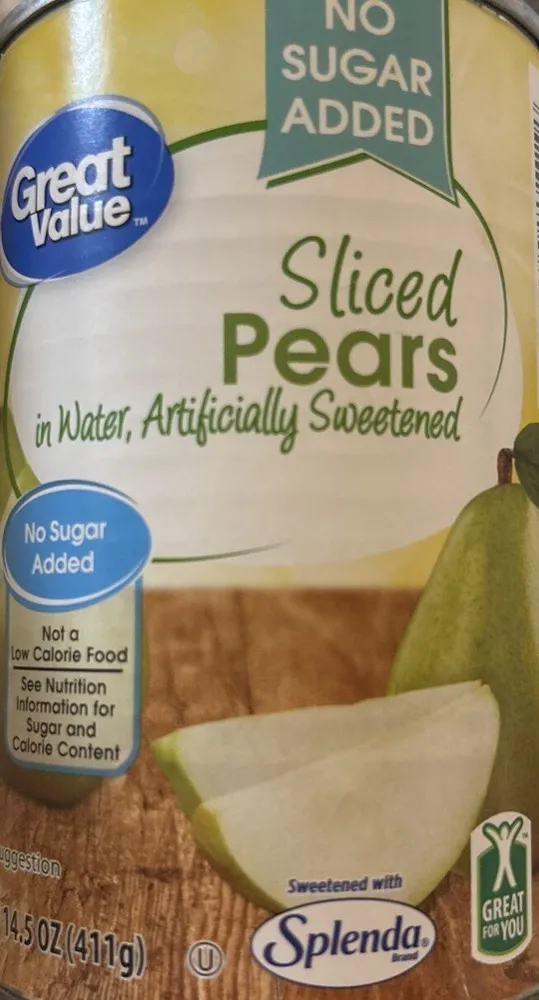 Sliced Pears