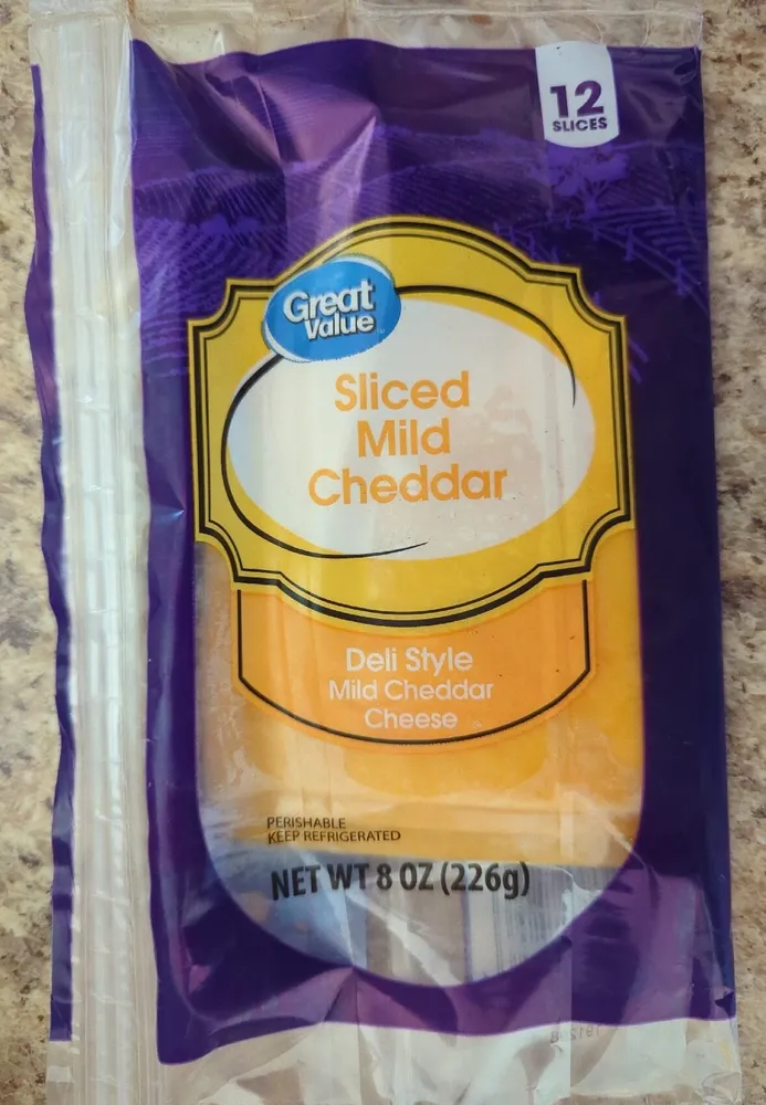 Sliced Mild Cheddar Deli Style Mild Cheddar Cheese