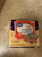 Singles American Reduced Fat Pasteurized Prepared Cheese Product with Added Calcium