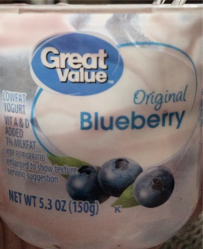 Blueberry yogurt