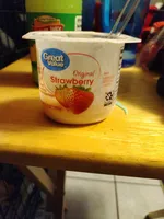 Original strawberry lowfat yogurt