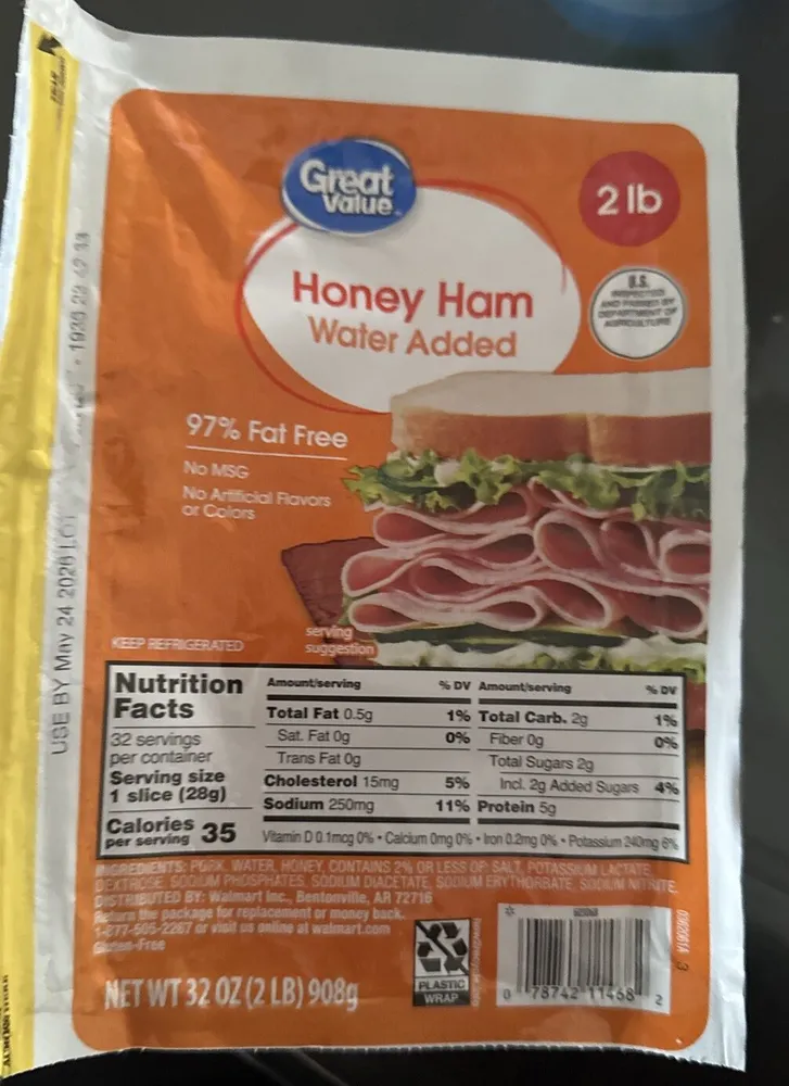 Honey Ham Water Added