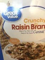 Crunchy raisin bran cereal