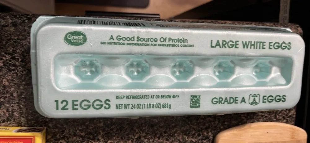 Large White Eggs
