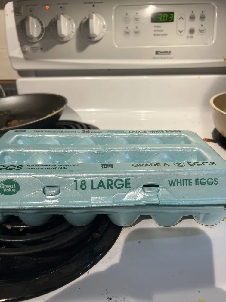 Large White Eggs