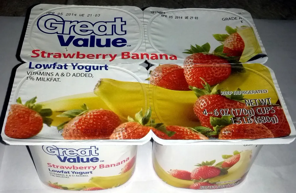 Original Strawberry Banana Low Fat Yogurt