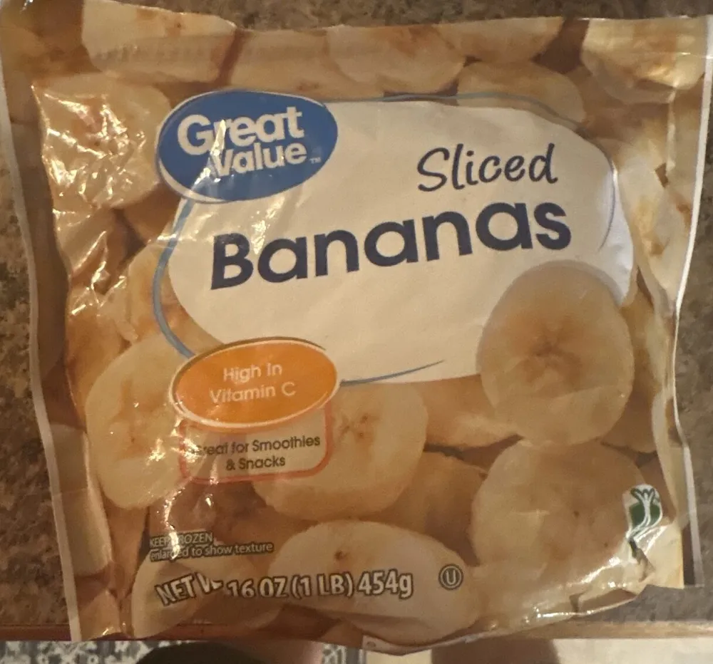 Sliced Bananas
