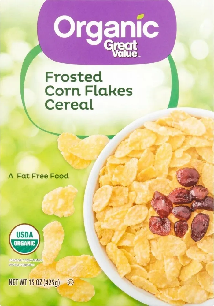 Organic Frosted Corn Flakes Cereal