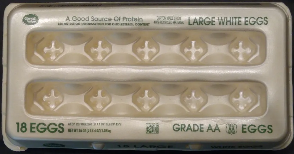 Large White Eggs