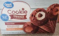 Cookie Dipped With Chocolate Cone