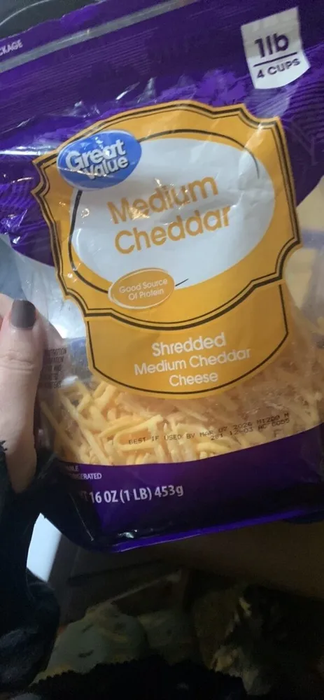 Shredded Medium Cheddar Cheese