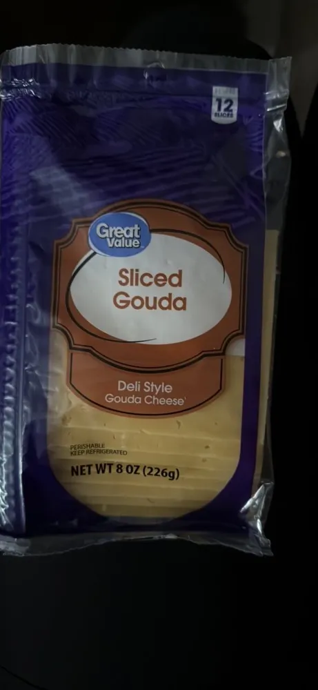 Sliced Gouda