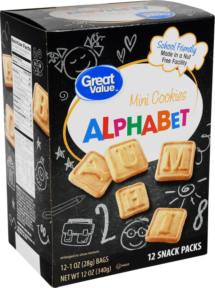Alphabet Mini Cookies