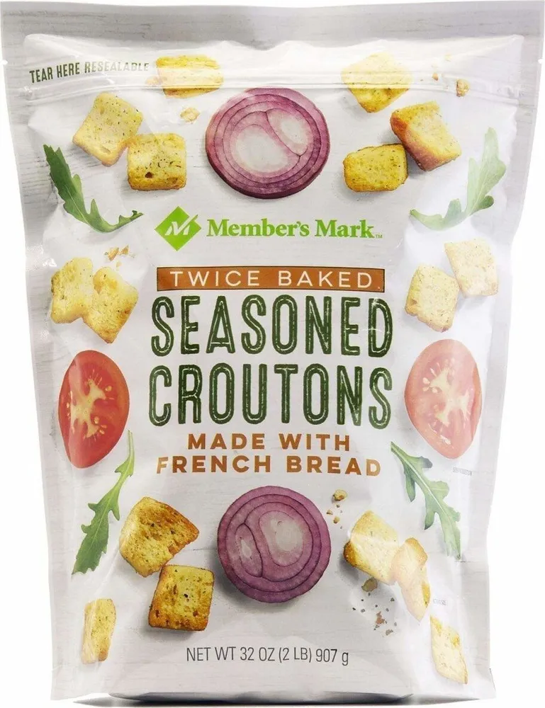Seasoned croutons