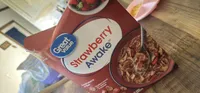 Strawberry Awake Sweetened Crispy Wheat and Rice Cereal with Strawberries