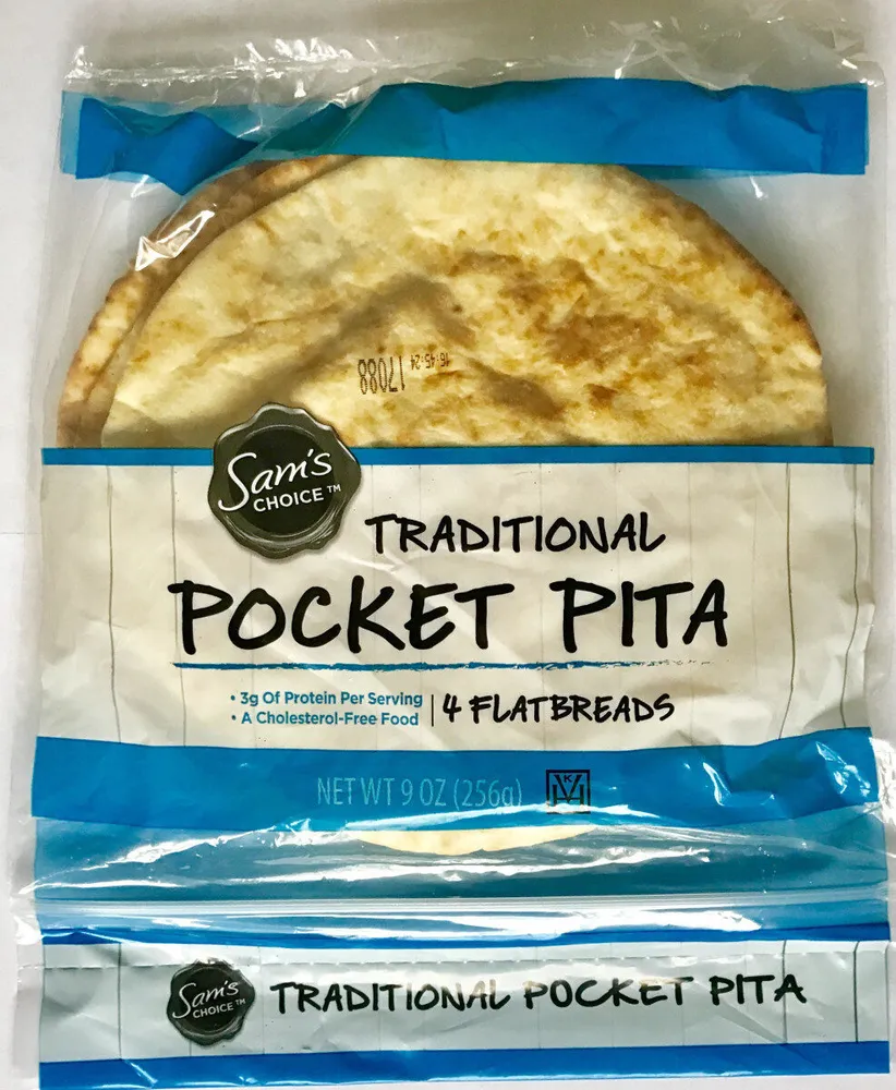 Traditional pocket pita