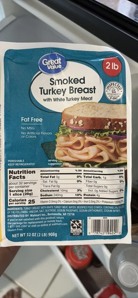 Smoked Turkey Breast with White Turkey Meat