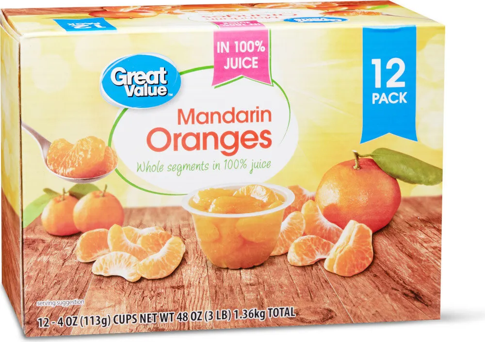 Mandarin oranges in juice