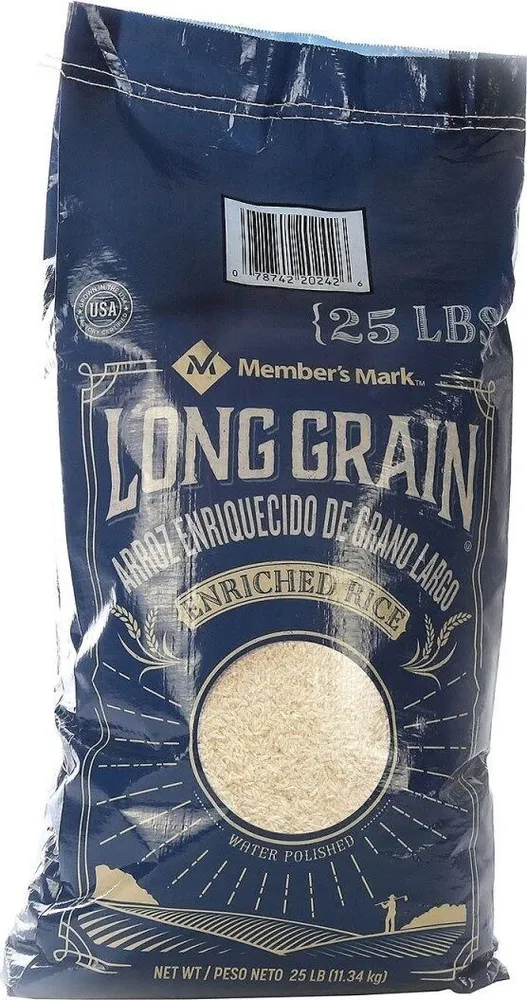 Long grain white rice