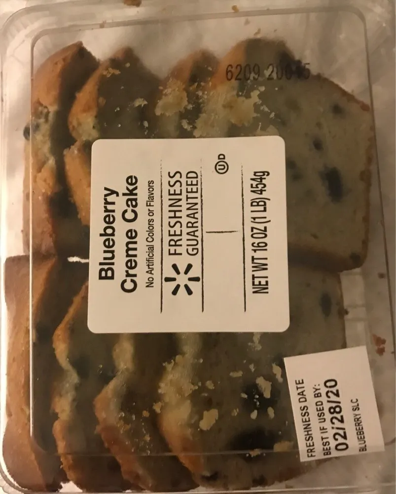 Blueberry Creme Cake