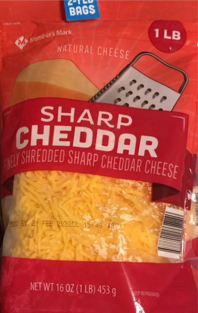 SHARP CHEDDAR FINELY SHREDDED SHARP CHEDDAR CHEESE