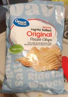 Lightly Salted Wavy Potato Chips